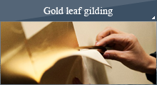 Gold leaf gilding