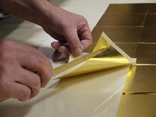 In-house gilding onto supplied materials